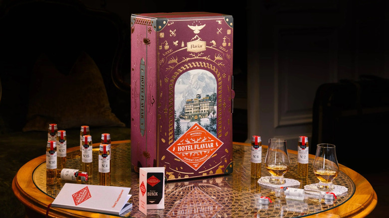 Flaviar whiskey advent calendar