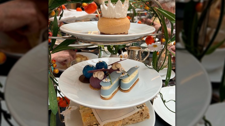 high tea desserts at The Lanesborough Hotel